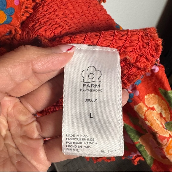 FARM Rio Colorful Floral Ruffle Mini Dress - Picture 9 of 12